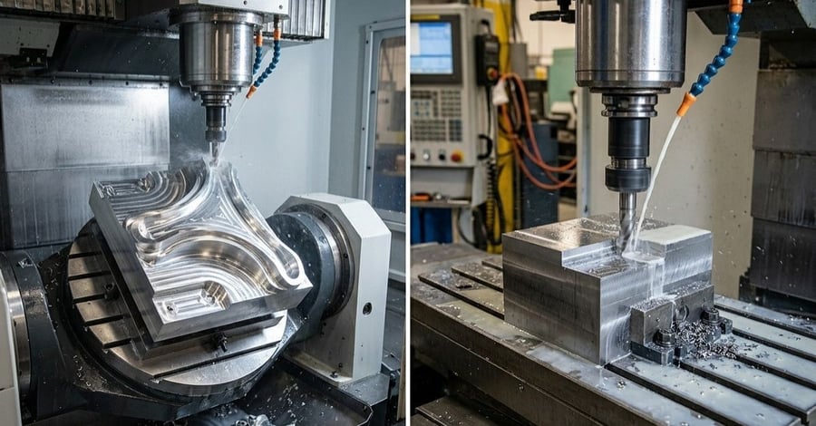 5-Axis vs. 3-Axis CNC Precision Machining: Choosing the Right Setup for Your Part