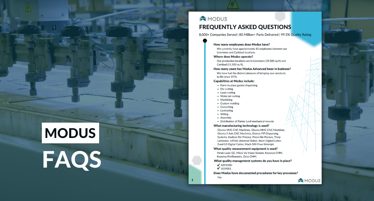 Frequently Asked Questions: Modus Advanced, Inc. 