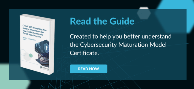 cybersecurity maturation model certificate